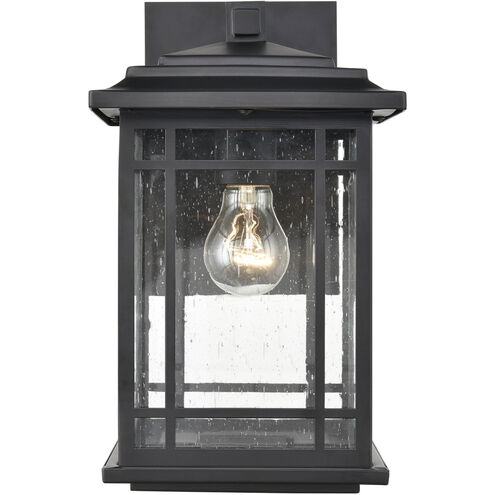 Armington 1 Light 12 inch Powder Coated Black Outdoor Wall Sconce
